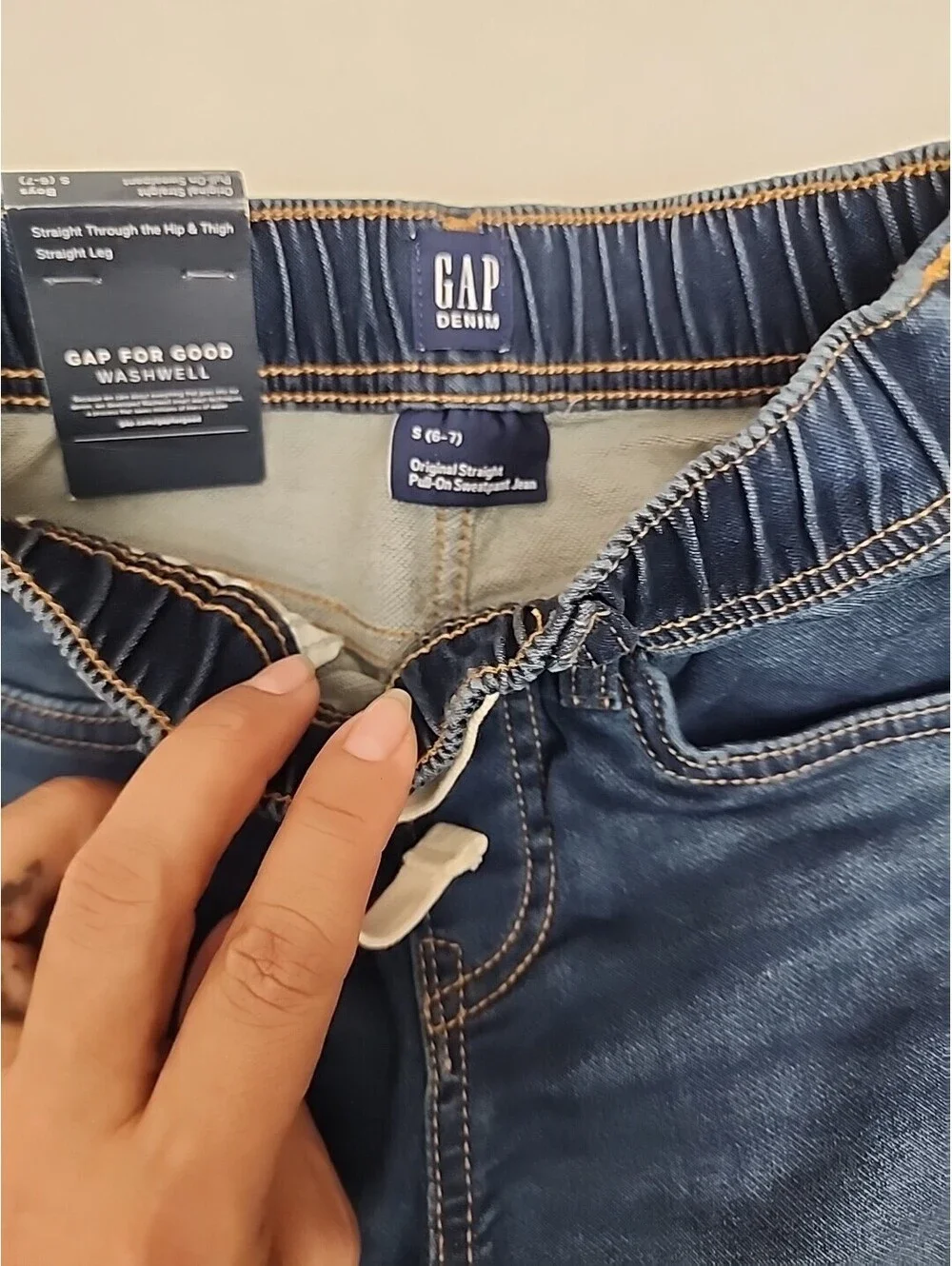 Gap Kids Boys Varsity Jacket Shirt Medium 8 & Jeans 7